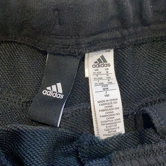 Adidas capris sweatpants size 11-12 big girl - Picture 5 of 7
